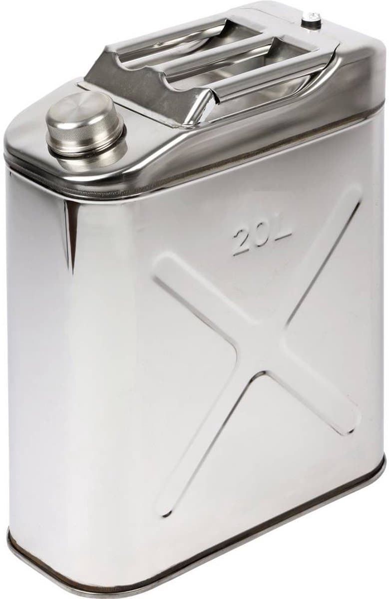 Berger & Schröter 116256 UN20L Jerrycan voor brandstof 20 l RVS