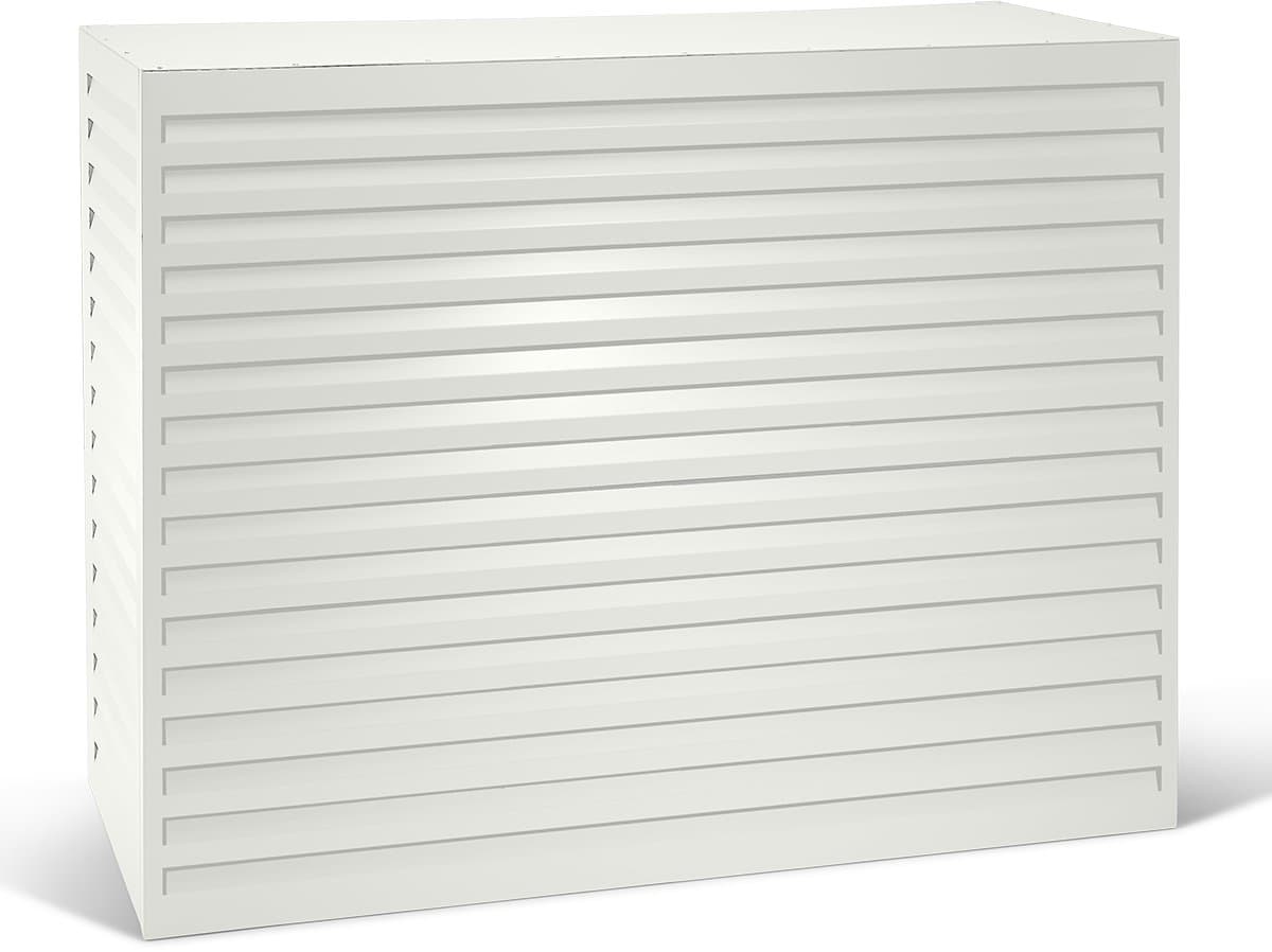 Evolar EVO-COVER-XLW - Airco & Warmtepomp Buitenunit Omkasting - Maat XL - 170 x 130 x 75 cm - Gepoedercoat - Aluminium - Hoogwaardige kwaliteit - Wit - RAL 9003