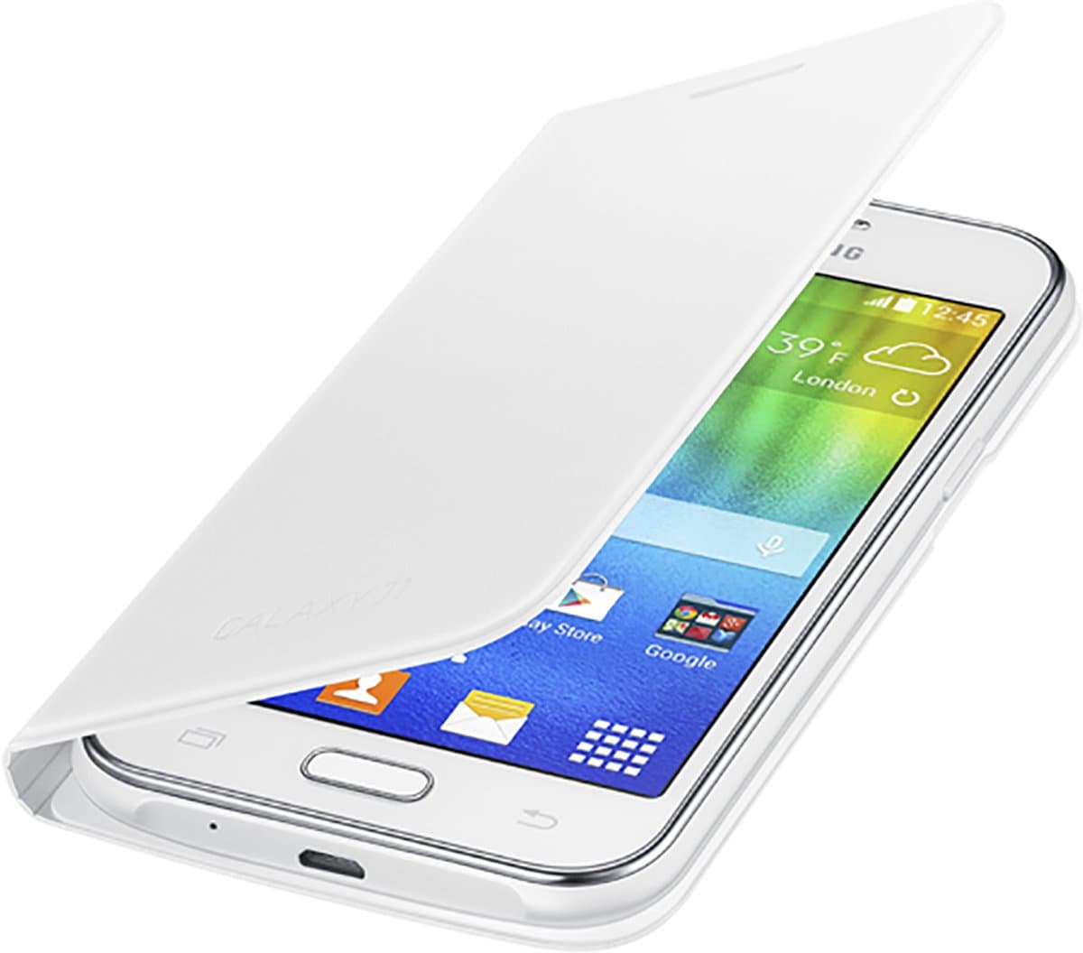 Samsung Flip Cover Galaxy J1 - Wit