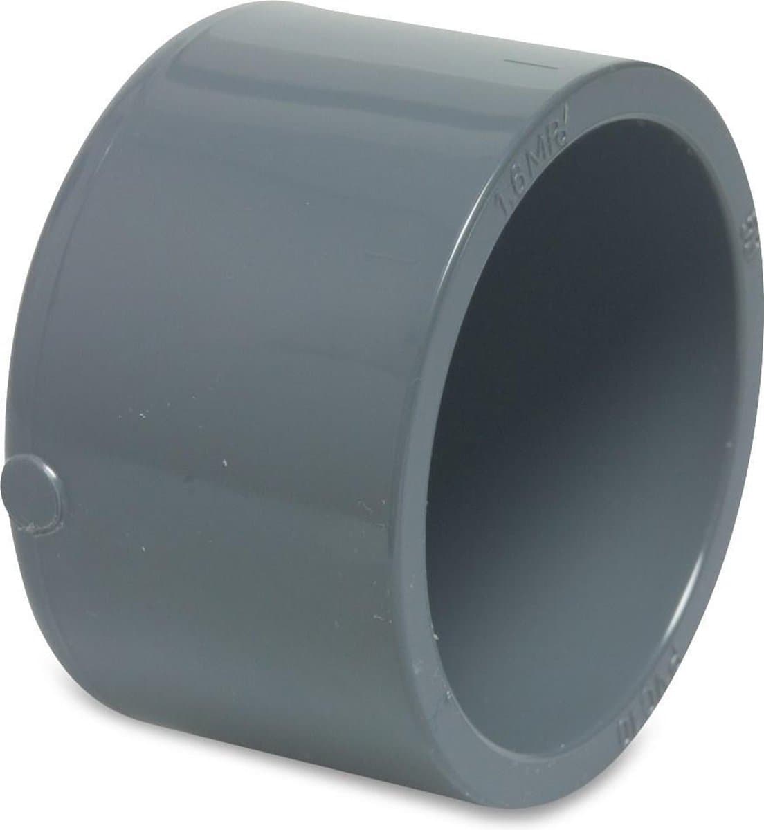 Mega Eindkap PVC-U 50 mm lijmmof 16bar grijs