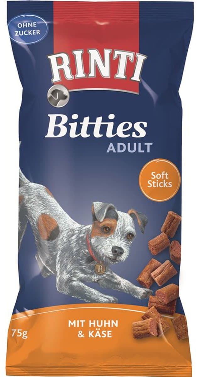 Rinti - Snack Bitties 16x75g - Kip & Kaas