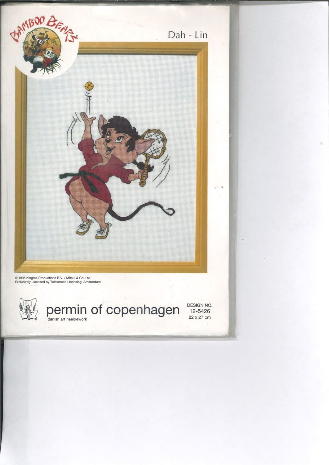 Permin of Copenhagen borduurpakket - Bamboo Bears: Dah-Lin