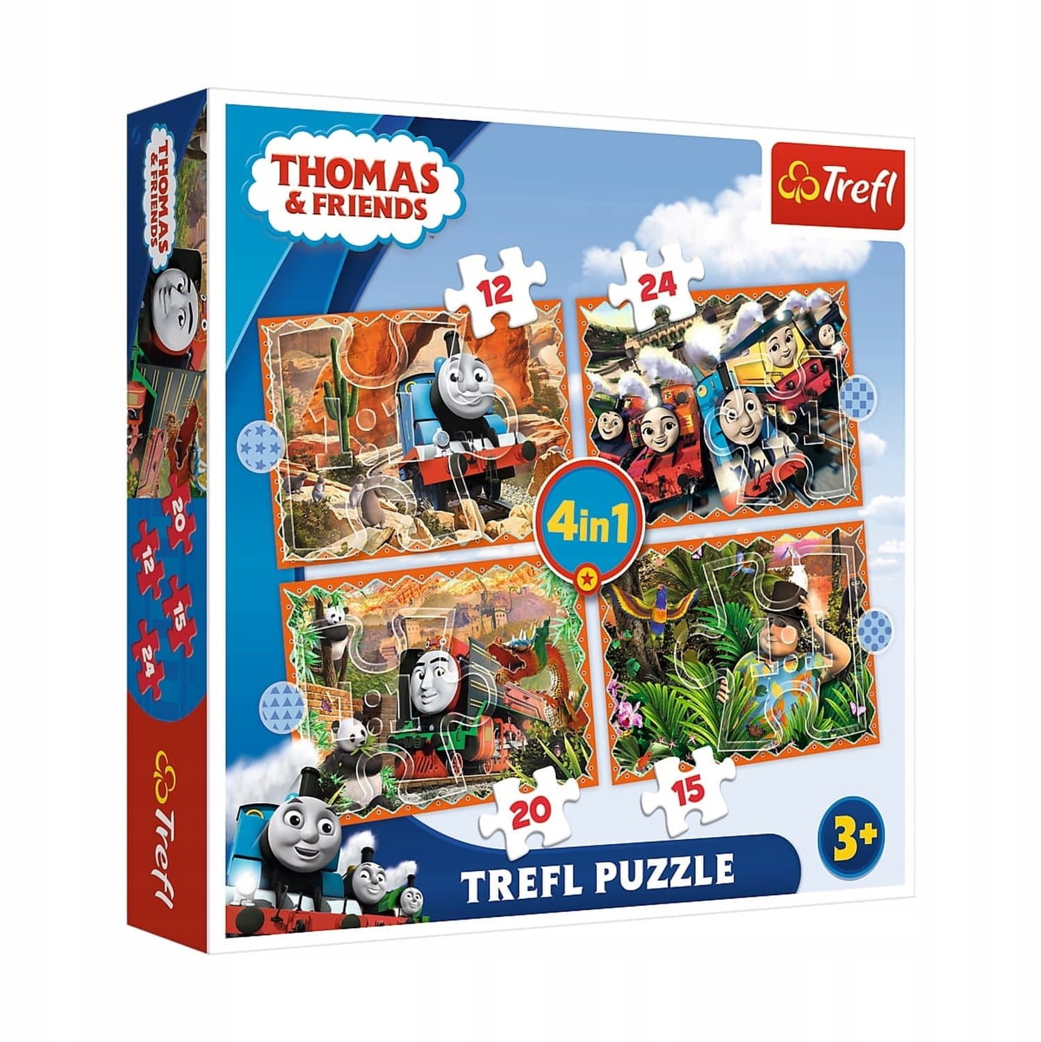 Legpuzzel Thomas: 12/15/20/24 stukjes