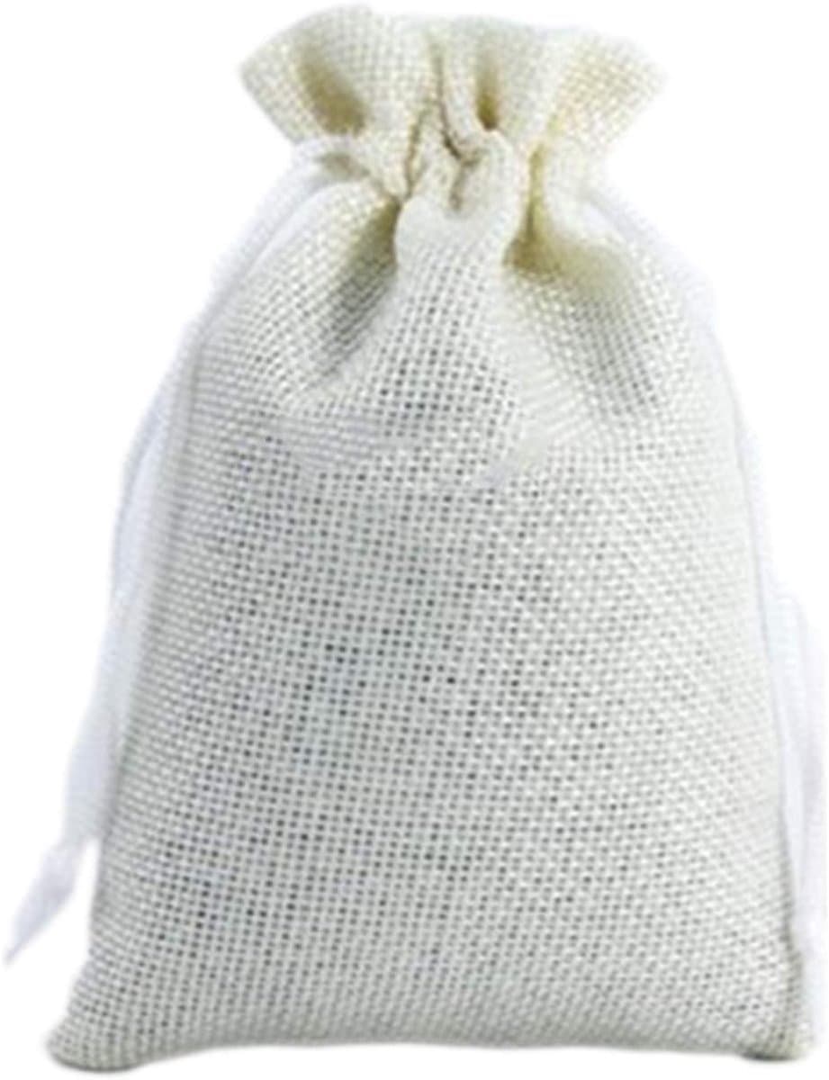 Jute tas, mini lichtgewicht geschenkzakken ademende zakjes met trekkoord verpakking opslag Jute zakken voor bruiloft, feest, verjaardag, Kerstmis