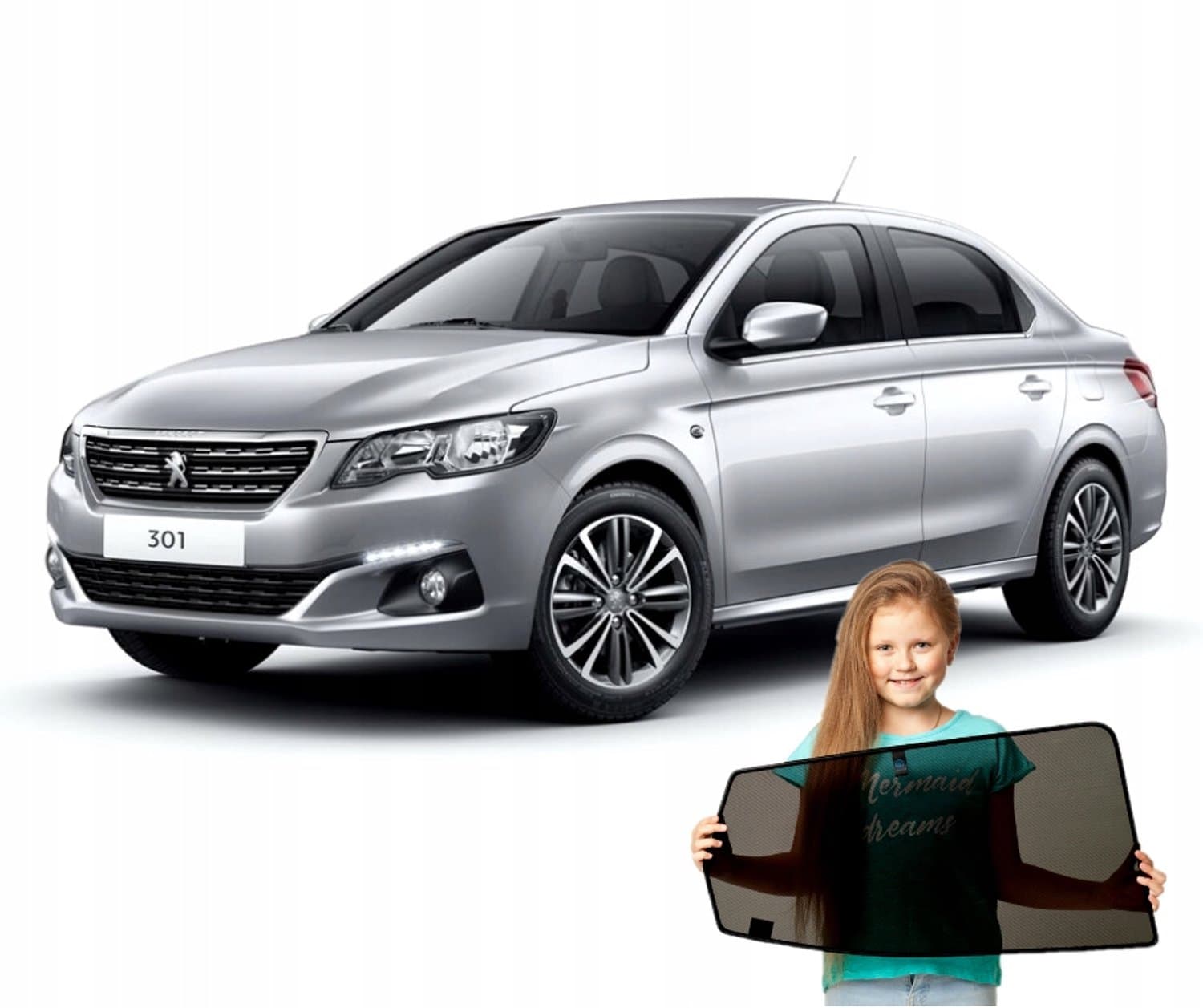 RayStop Zonneschermen op Magneet voor Peugeot 301 Sedan (2012+)