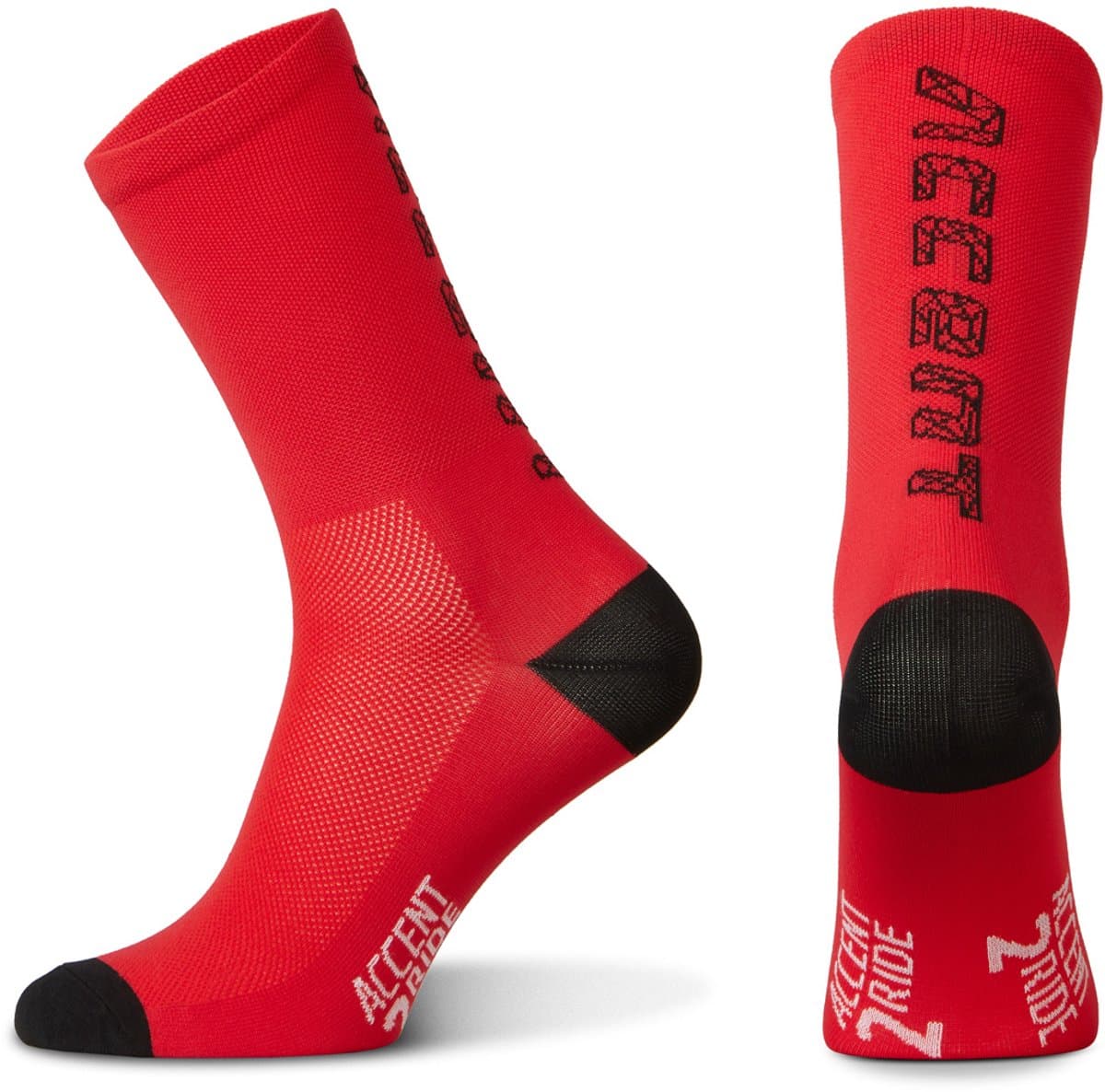 Accent Hero Fietssokken Rood Maat 36-38