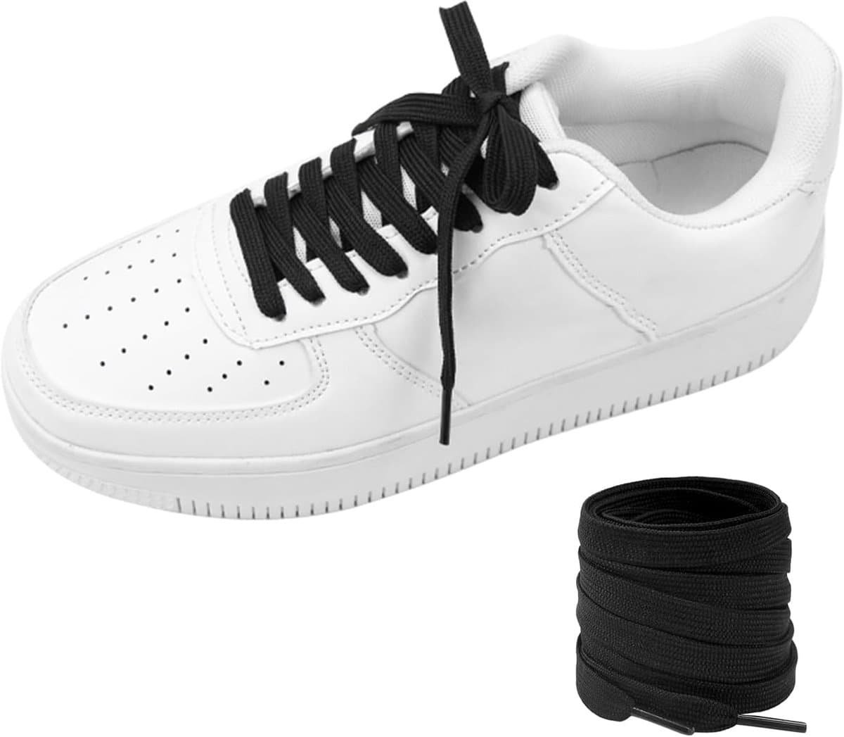 Schoenveters, trainer, mode, 8 mm brede trainer, veters voor sportschoenen, zeildoek schoenen
