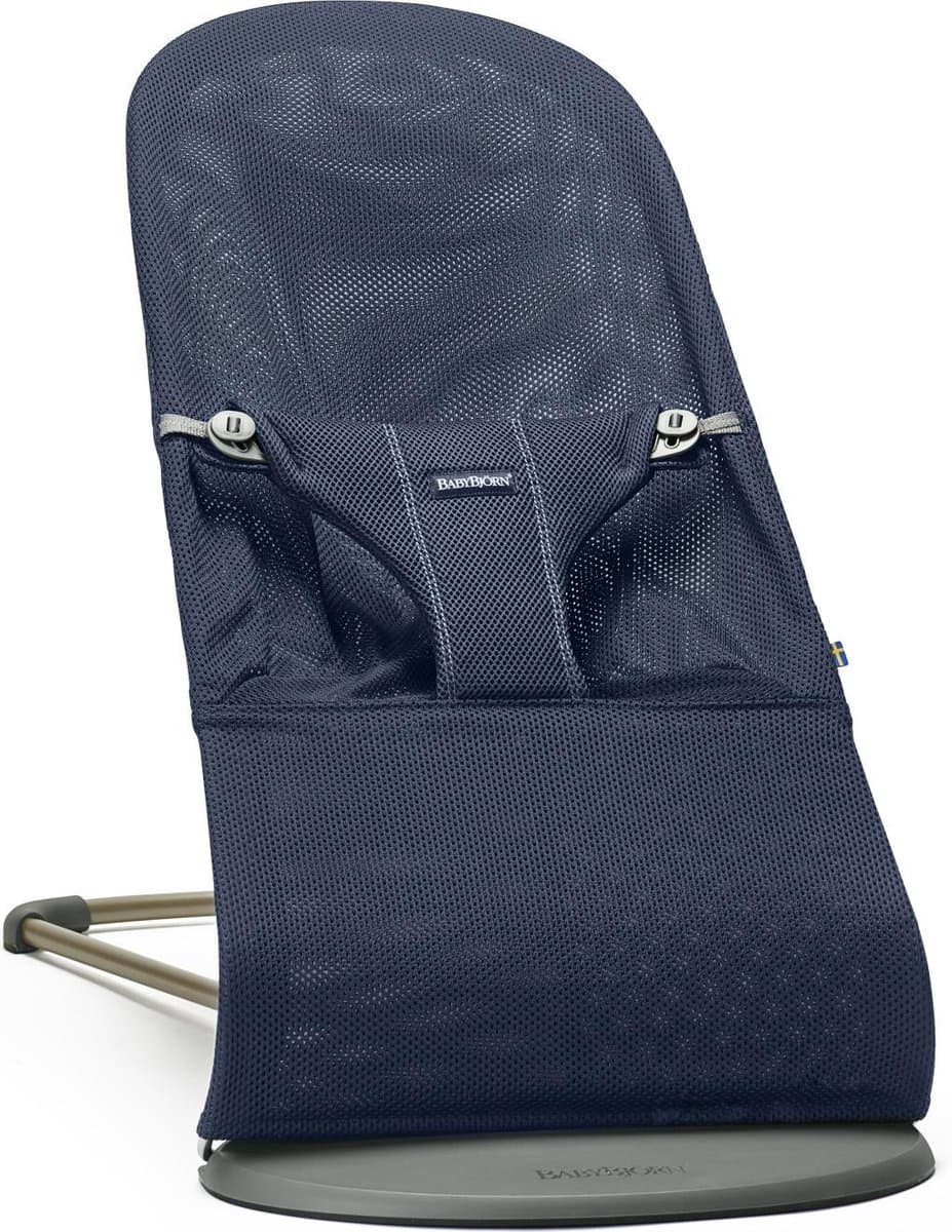 BabyBjörn Wipstoel Bliss - Mesh - Marineblauw - Ergonomisch - Verstelbaar - Inklapbaar