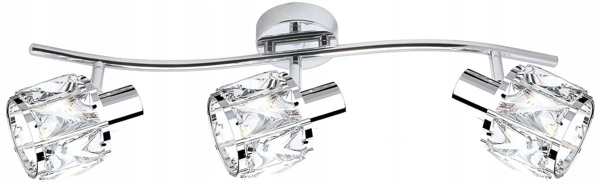 Venus Plafondlamp Kristal Chroom E14 3x40W