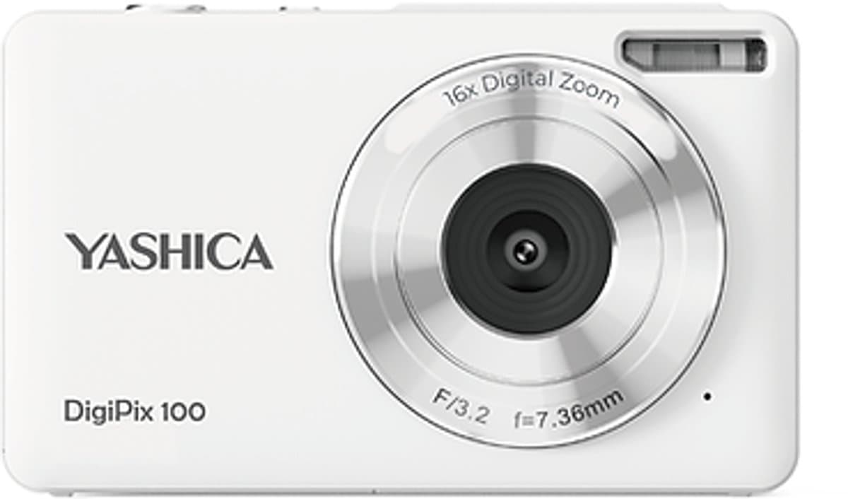 Yashica Digipix 100 White + Lexar microSD 32GB
