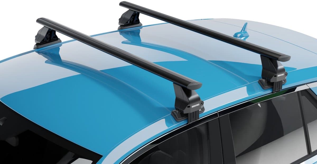 Dakdragers geschikt voor Fiat 500L Living 2012-2022 Menabo Omega Plus zwart