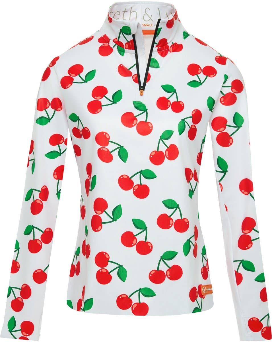 Gareth & Lucas Skipully The One Hundred and Nine - Dames L - 100% Gerecycled Polyester - Midlayer Sportshirt - Wintersport