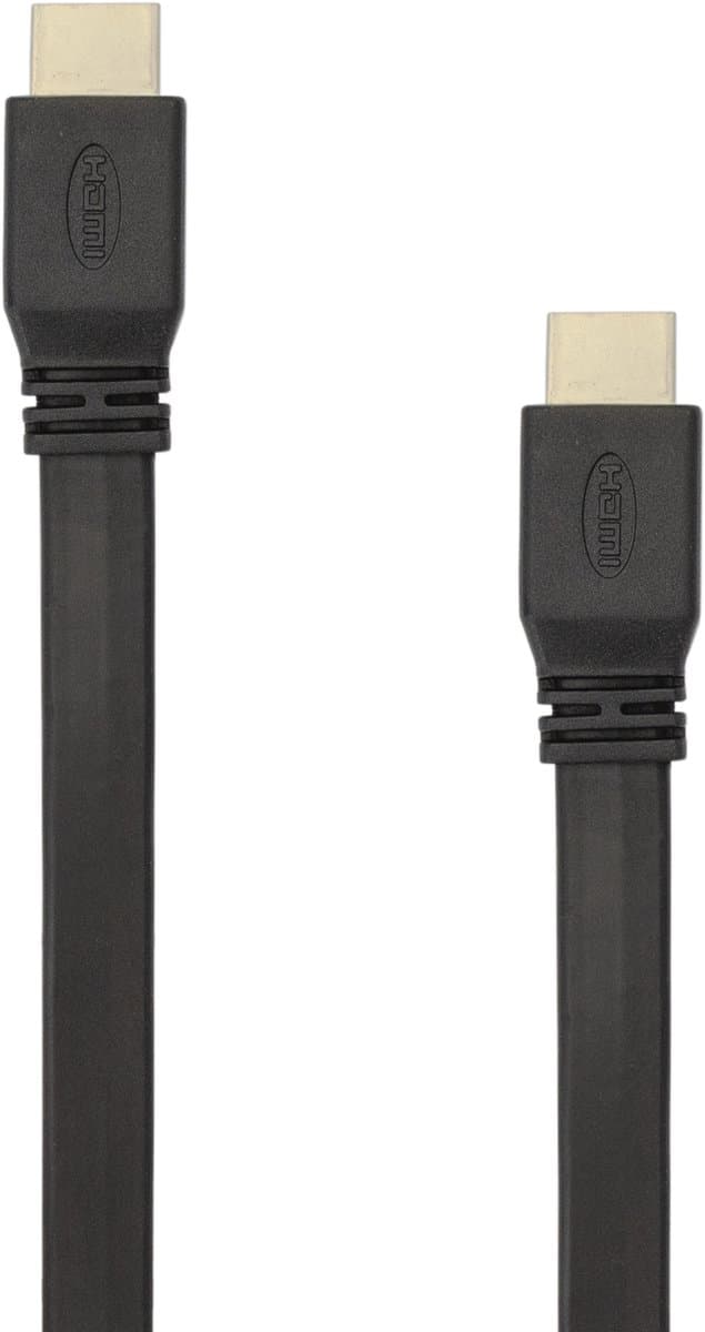 SBOX - HDMI KABEL - MANNELIJK - 1.4 FLAT - 1.5M zwart - HDMI MANNELIJK NAAR HDMI MANNELIJK - 30 FPS - 10,2 Gbps - Ethernet