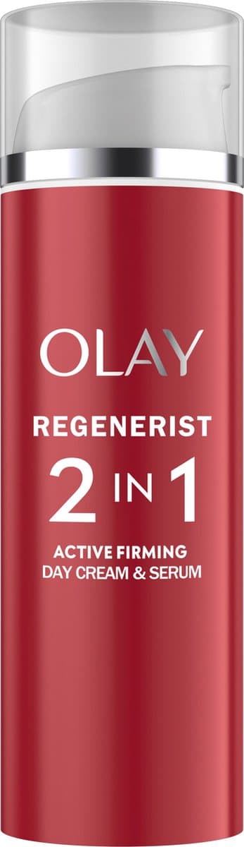 Olay Regenerist Dagcrème&Serum 2-in-1, Actief verstevigende anti-veroudering verzorging 50ml