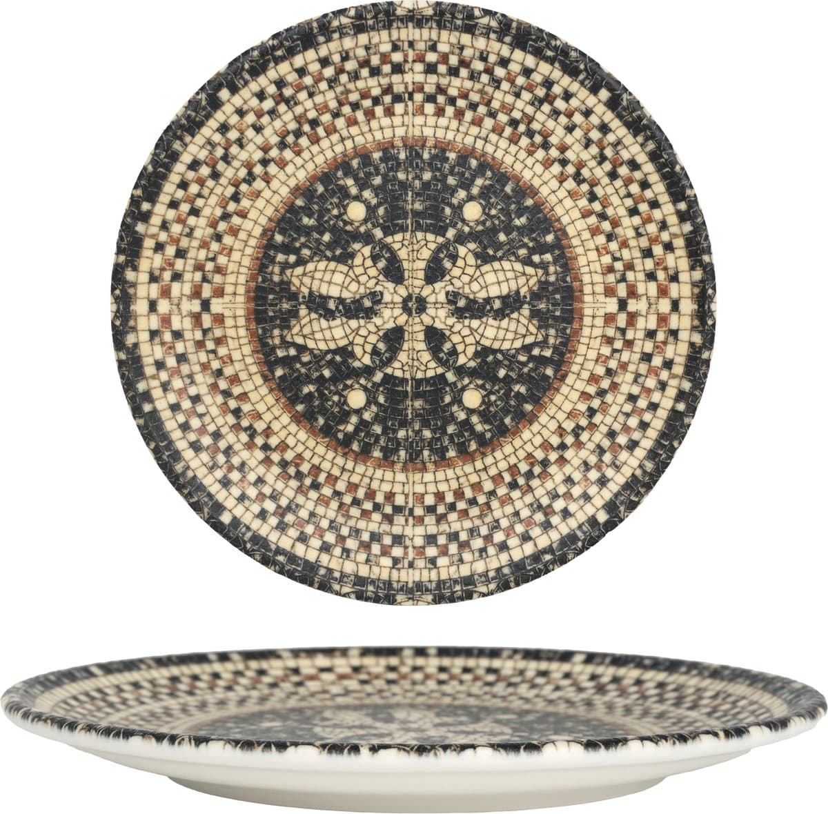 Bonna Dessertbord - Mesopotamia - Porselein - 19 cm - set van 6