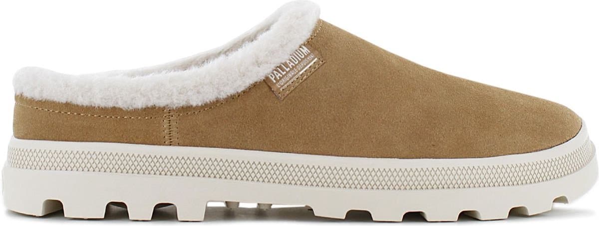 PALLADIUM Palladune Mule Warm - Pantoffels Slippers Leer Bruin 74337-252-M - Maat EU 43 UK 9
