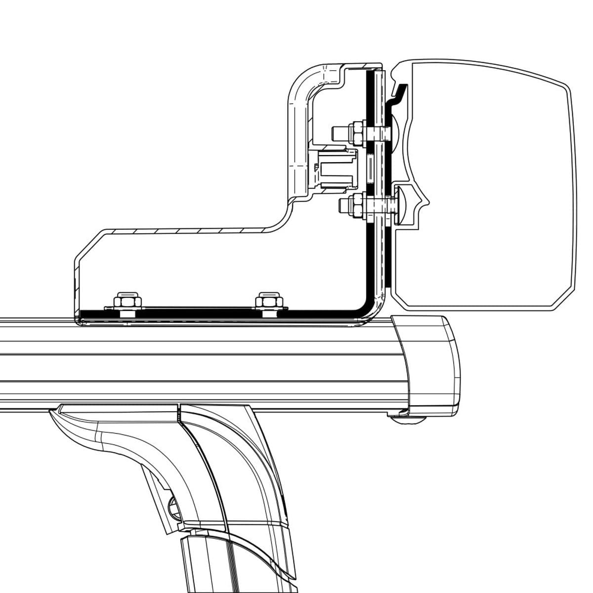 Thule Omnistor 3200 Awning Adapter Roof Rack