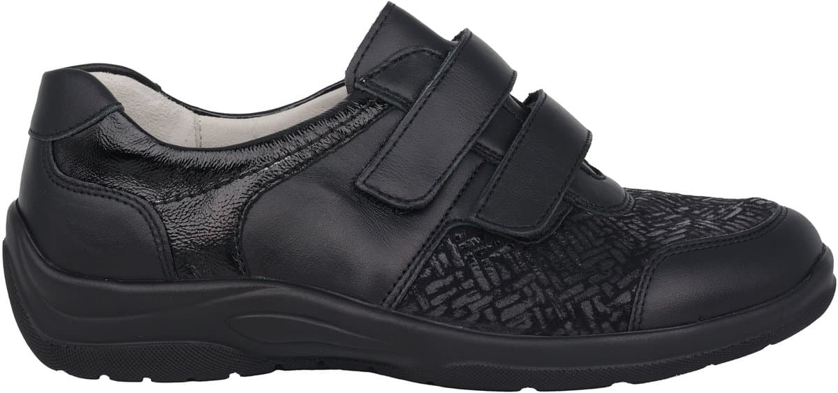 Waldläufer Hesna - dames sneaker - Zwart - maat 41 (EU) 7 (UK)
