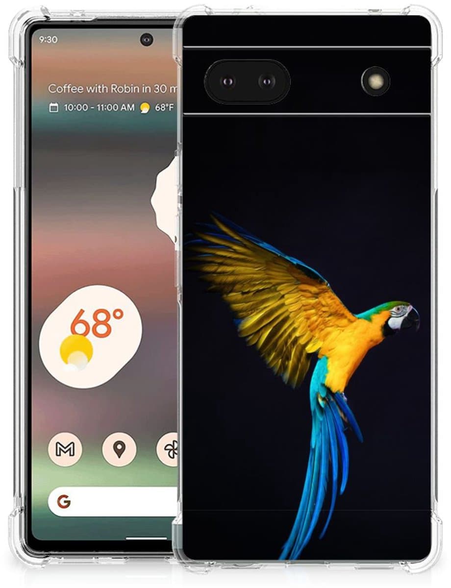 Google Pixel 6A Case Anti-shock Papegaai