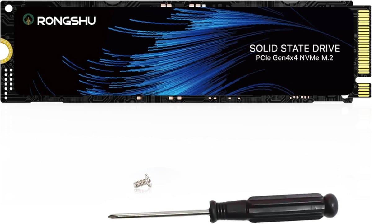Supersnelle 2TB NVMe SSD M.2 PCIe 4.0 Interne Opslag voor Gaming PC en PS5