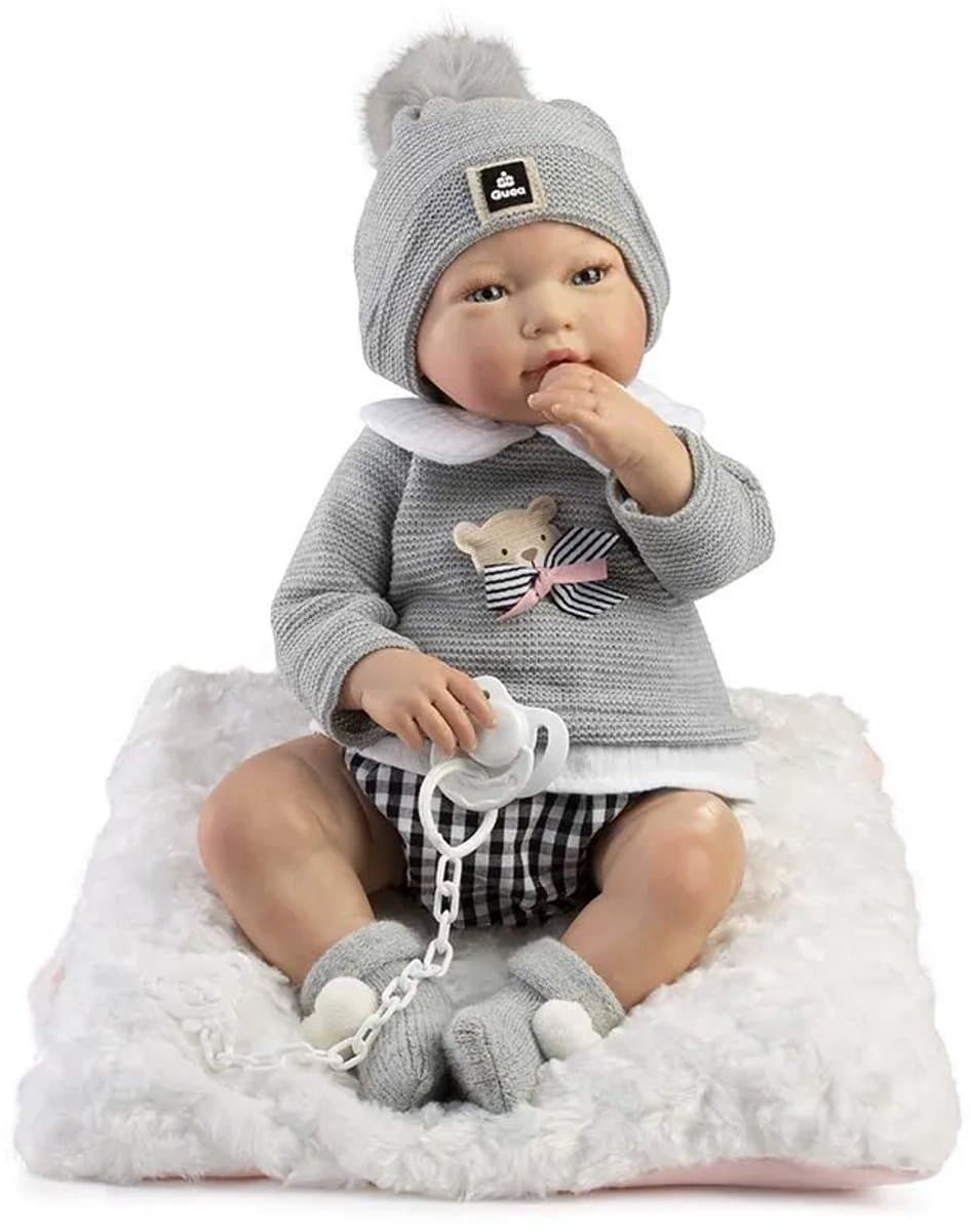 MuÑecas Guca Alex Reborn Baby Grijs Kinderen