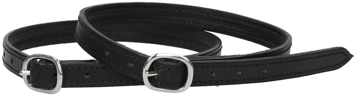Epplejeck Sporenriemen Epplejeck Luxe Leer Zwart-zilver