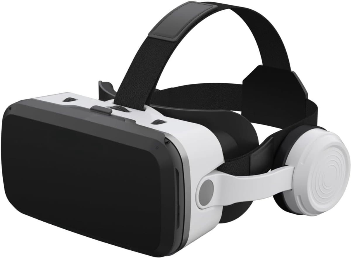 SAVI® VR Bril met controllers - VR Bril - VR-brillen - Wit - 24cm x 22cm x 12cm