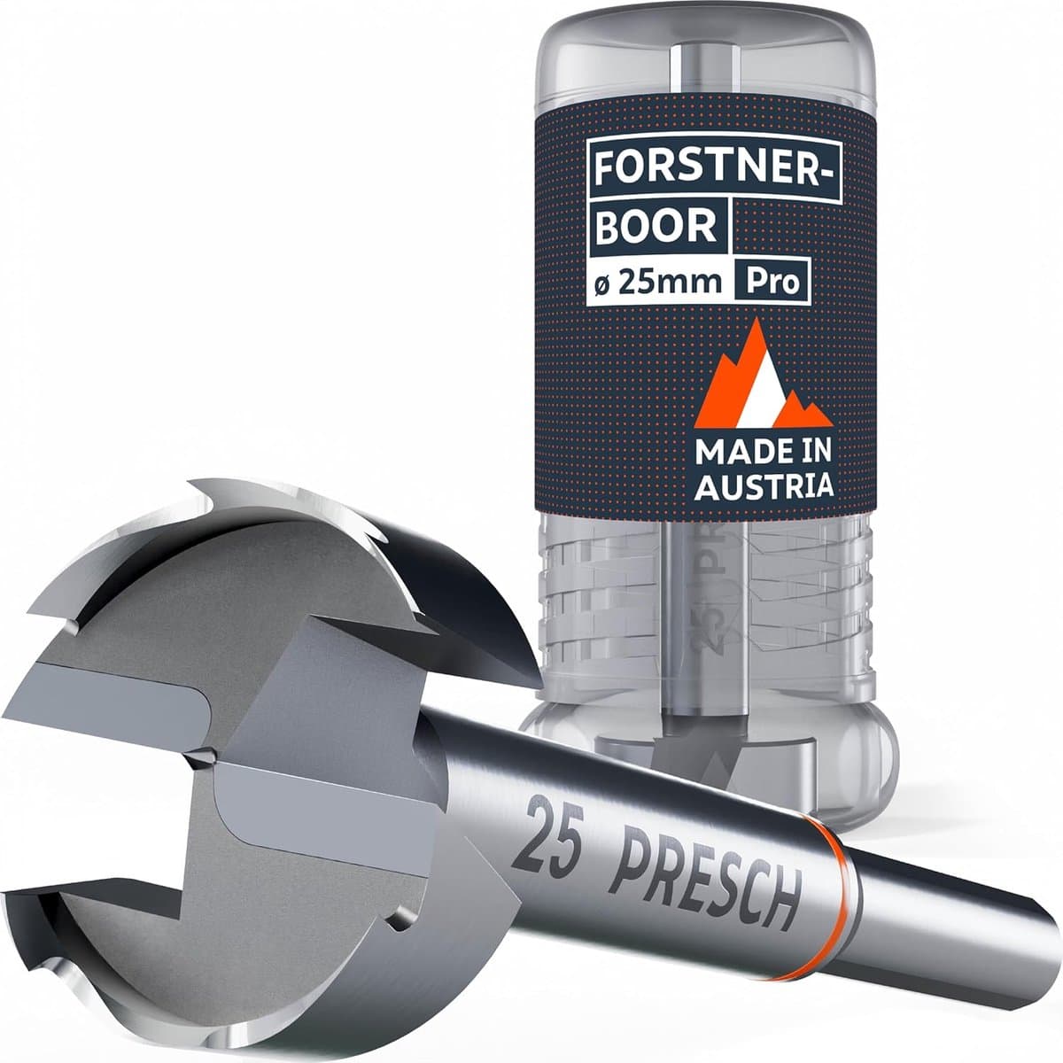Houtboor - Forstnerboor precisie - Nauwkeurig boren - Gehard staal - 25mm