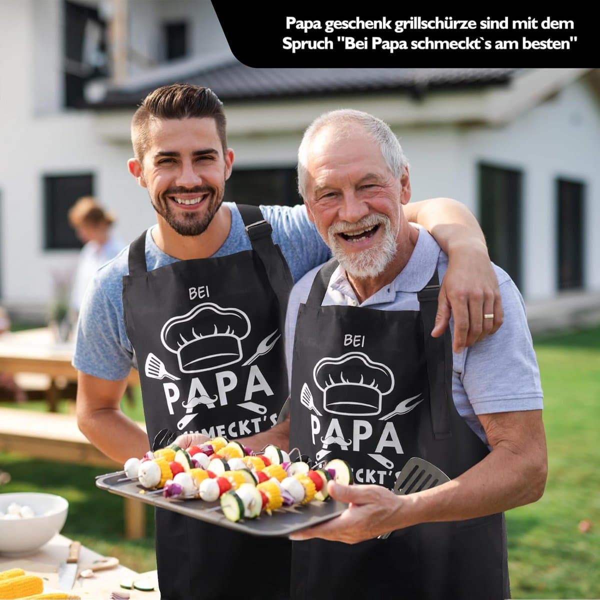 Barbecueschort met Tekst voor Vader - Cadeau voor Papa voor Vaderdag, Verjaardag en Kerst
