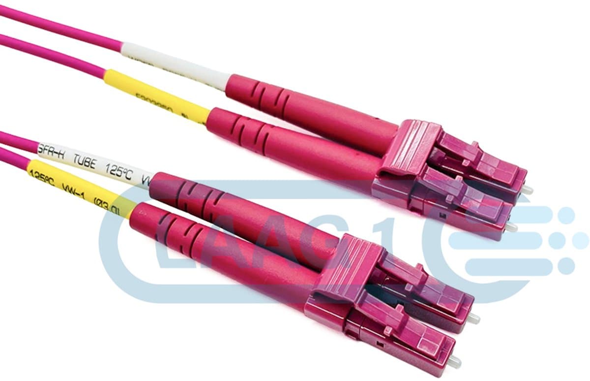 Laag1 - Glasvezel Patchkabel - Duplex LC/UPC naar LC/UPC - 15.0m OM4