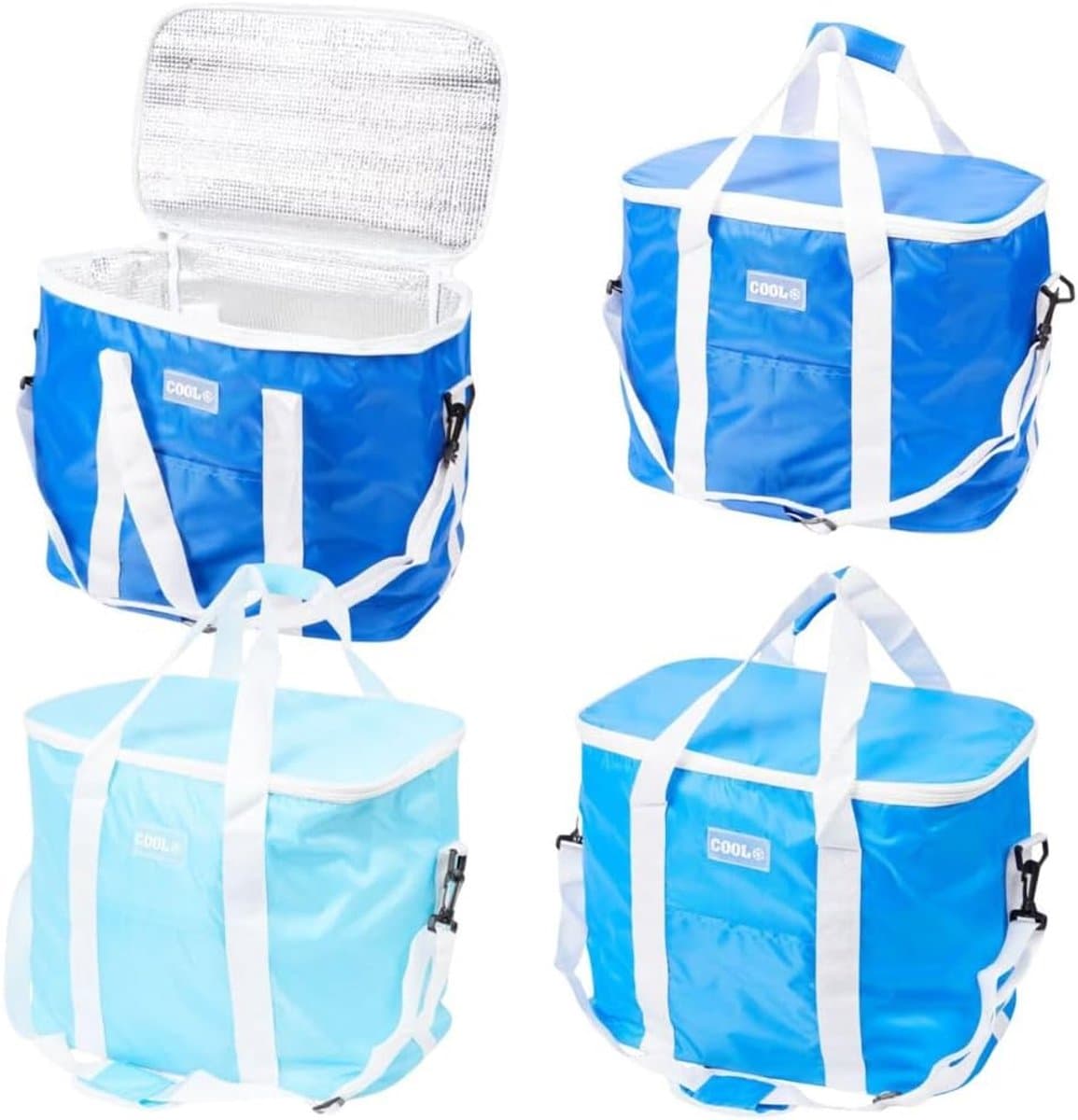 Geïsoleerde Koeltas - Compacte Koeler - Kamperen Picknick - Robuust Canvas - 30 Liter - Roze