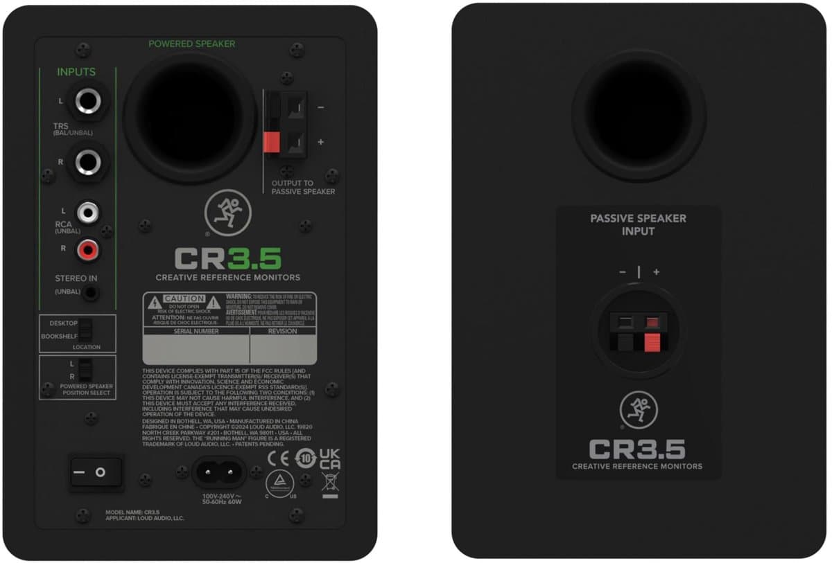 Mackie CR3.5BT Zwart (per paar)