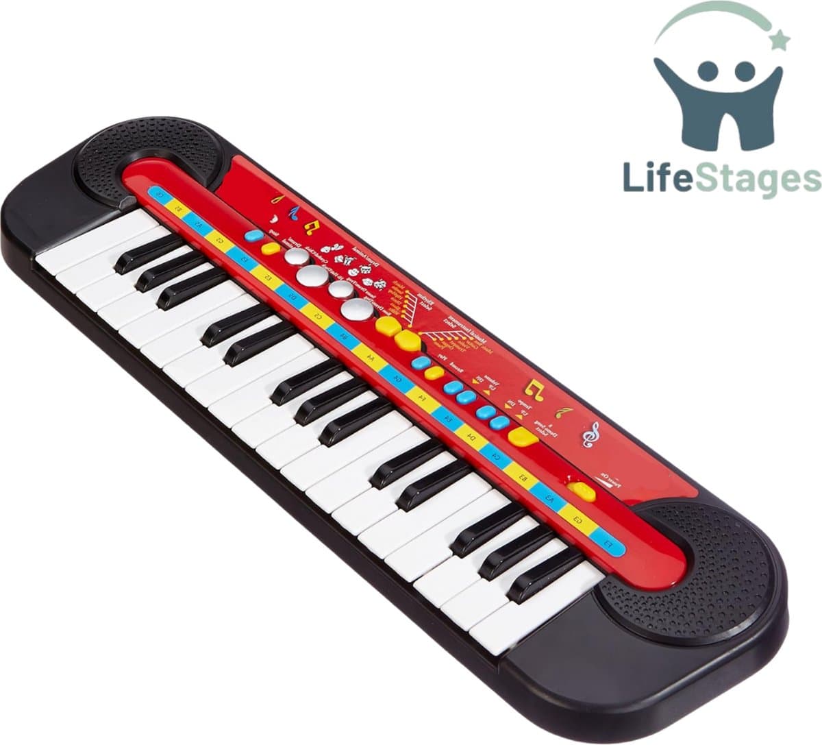 LifeStages Kinderpiano - Kinder Piano Speelgoed - Speelgoed Piano - Kinder Keyboard - Speels Design - Duurzaam