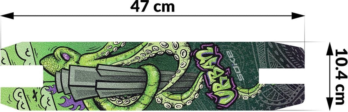 Griptape schuurpapier voor de Evo - Octopus scooter