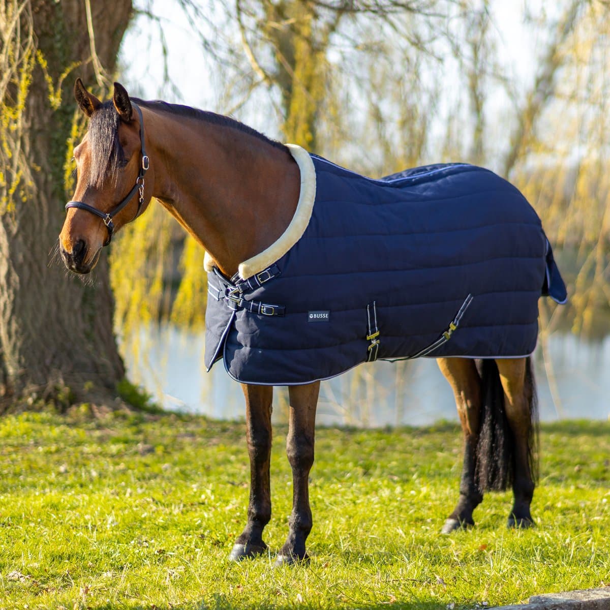 Busse Staldeken Polaris 200 - Navy - 145x195 cm