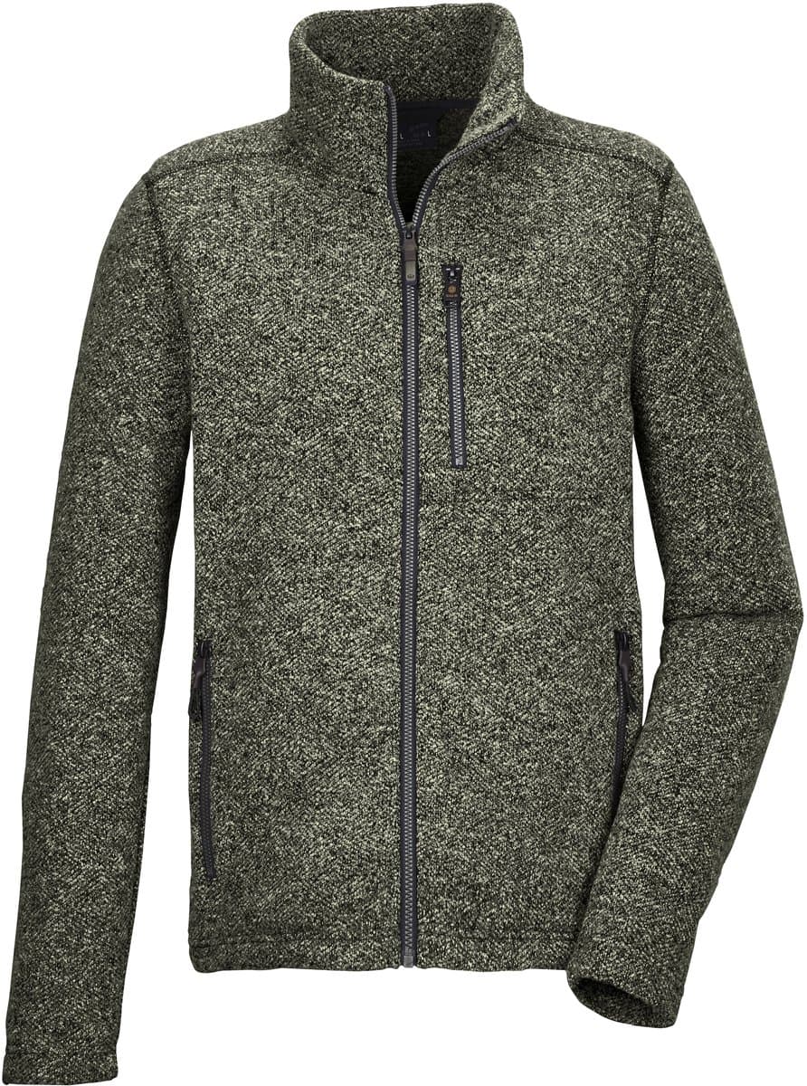 Giga DX By Killtec GW 55 MEN KNTFLC Jacket - Fleecevest - Heren - Dark Olive - Maat XXL