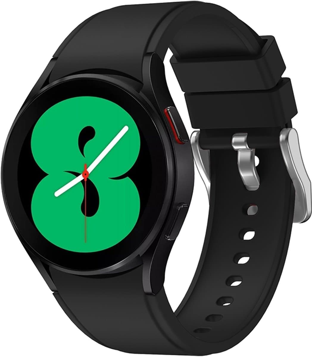 Voor Samsung Galaxy Watch 5 40 mm siliconen horlogeband (zwart)