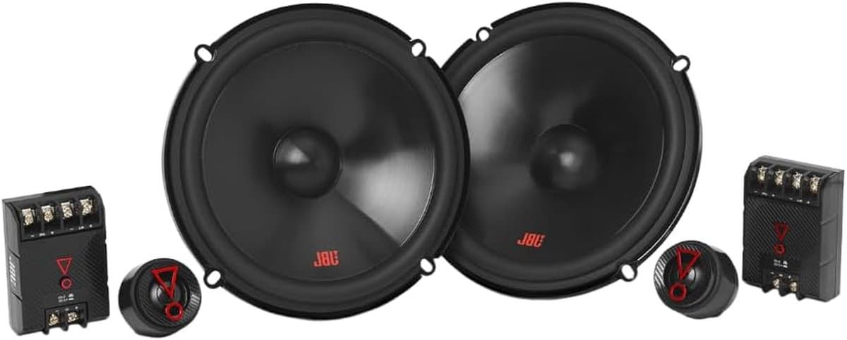Auto Luidsprekers - Componentenset Geluid - Auto Audio Upgrade - Krachtig Helder Geluid - 165 cm - Zwart