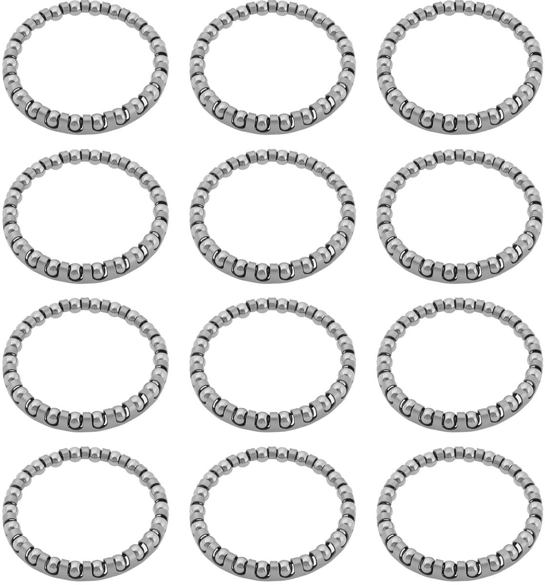 Solidchoice - 12 Stuks Fiets Headset Gekooid Kogellager 5/32 Inch