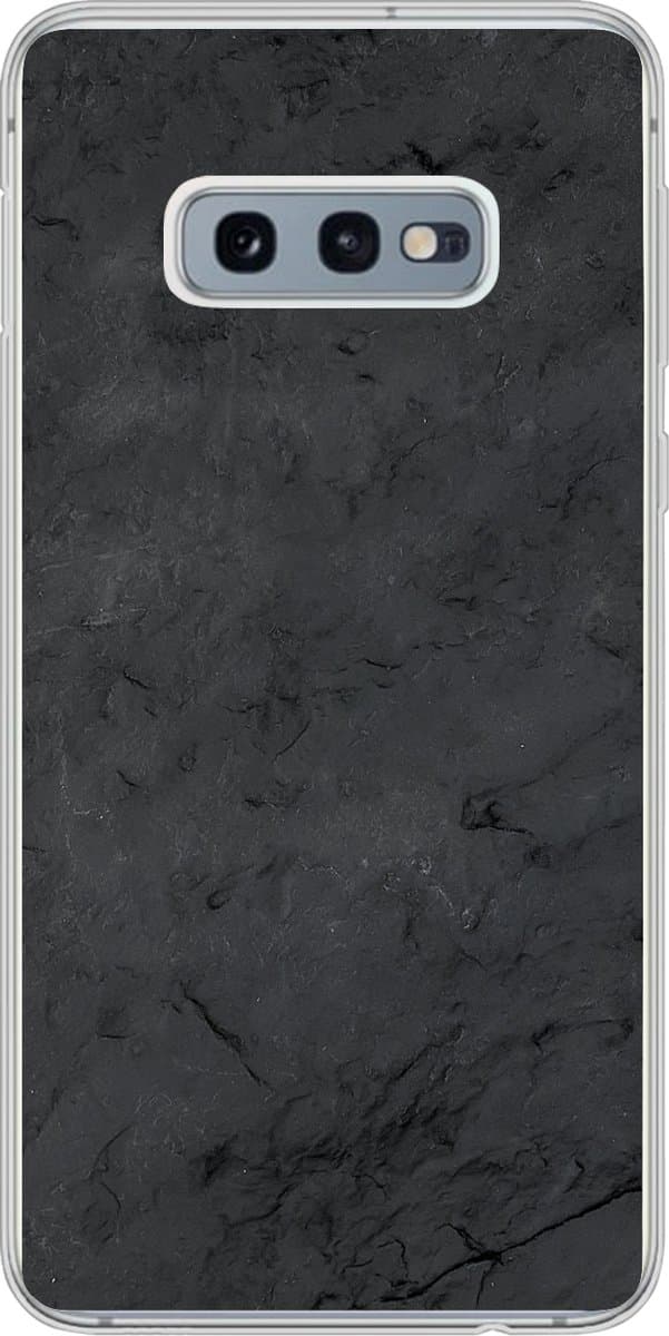 Telefoonhoesje Geschikt voor Samsung Galaxy S10e hoesje - Grijs - Cement - Beton print - Industrieel - Structuur - Siliconen Telefoonhoesje Telefoonhoesje