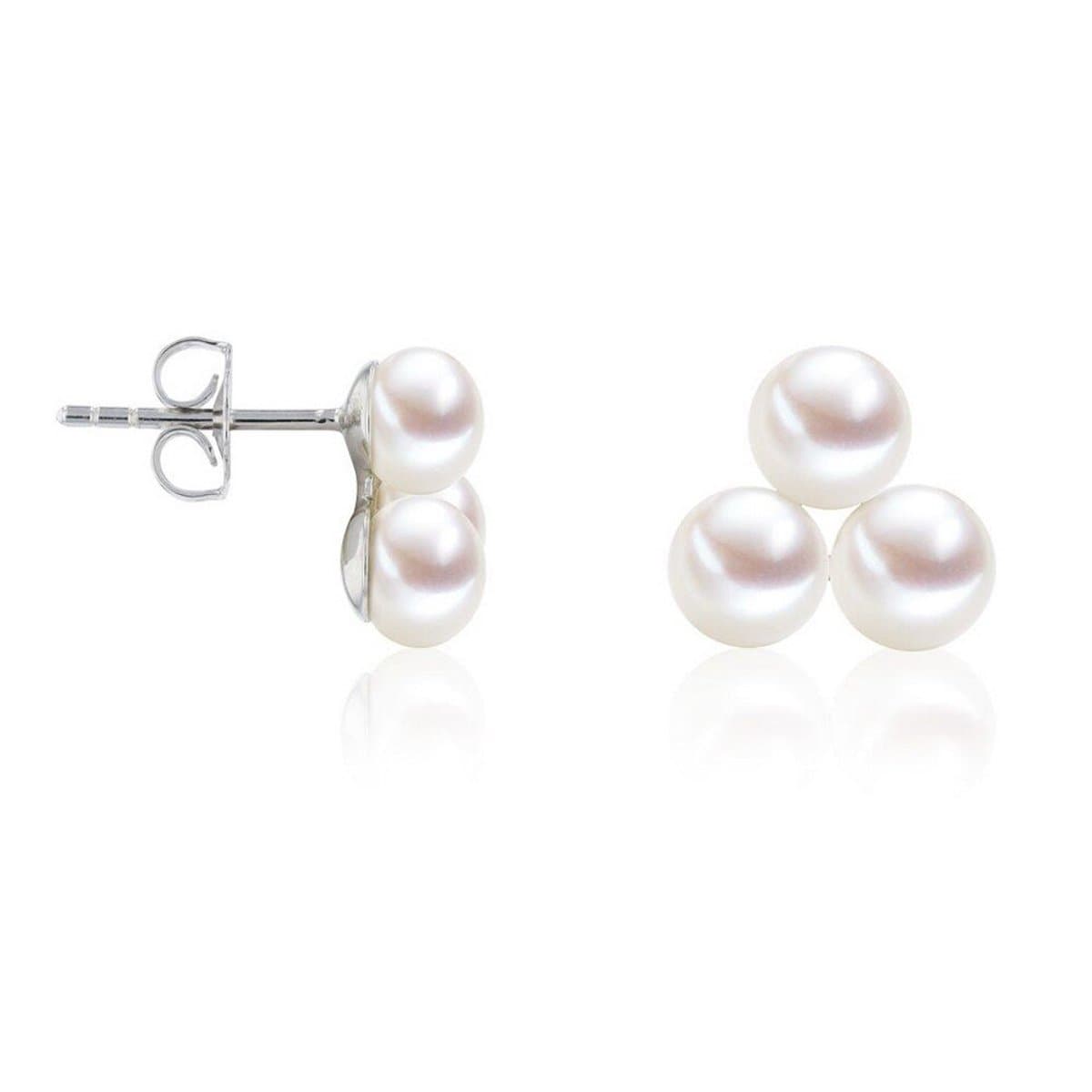 Luna-Pearls - 315.0459 - Oorbellen - 925/-Zilver met Zoetwater gekweekte parel