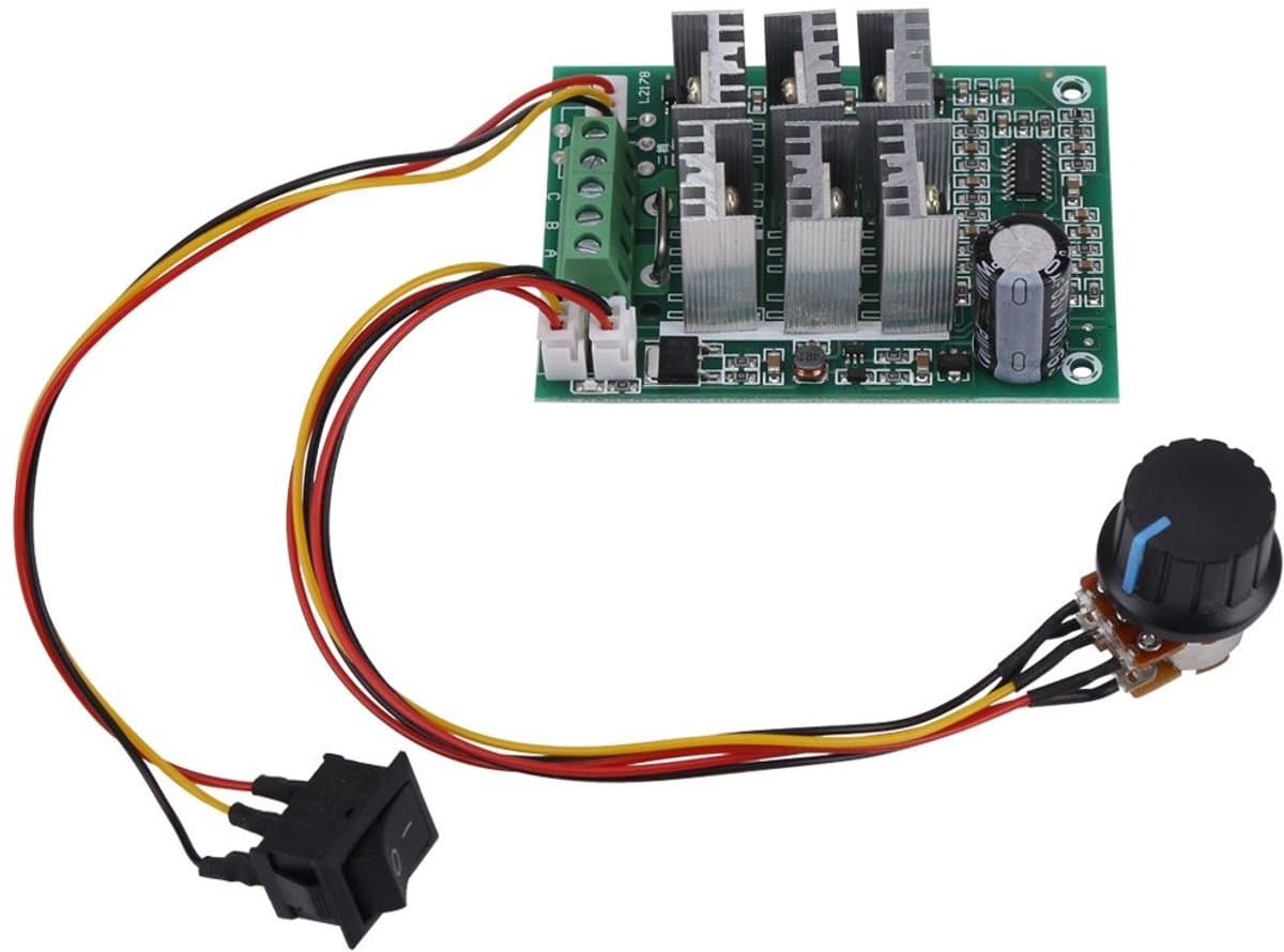 Livia home - Snelheidsregelmotor - DC 5V-36V 15A - Omkeerbare schakelaar - Borstelloze motor - Multifunctioneel gebruik - Stabiele prestaties - Eenvou