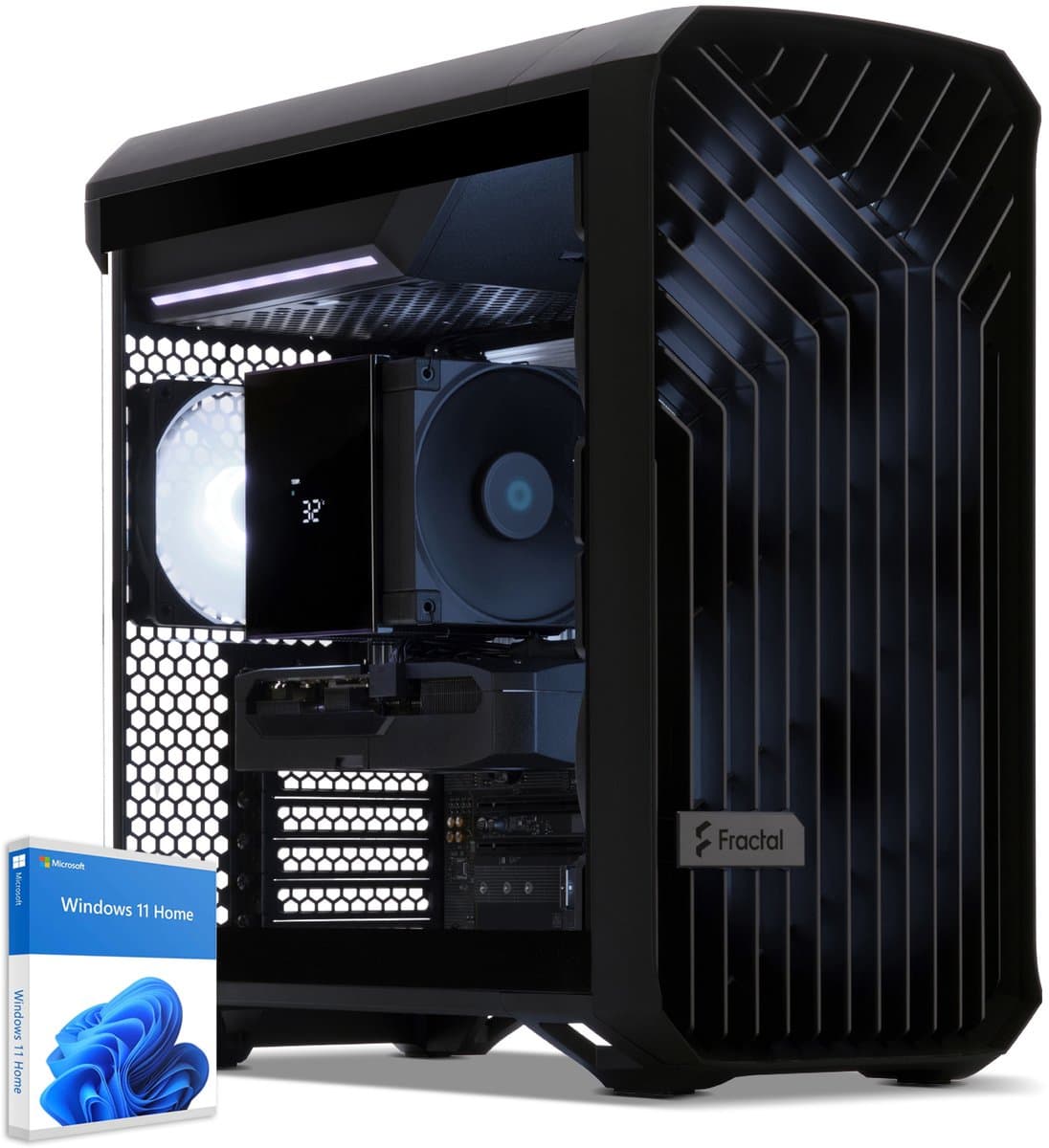 Sedatech Werkstation Compact ATX • AMD Ryzen 7 7700X 8x 4.5GHz • Radeon RX 9070XT • 32Gb DDR5 • 2Tb SSD M.2 • WiFi • Bluetooth, USB C 4.0 • Windows 11 • Desktop computer