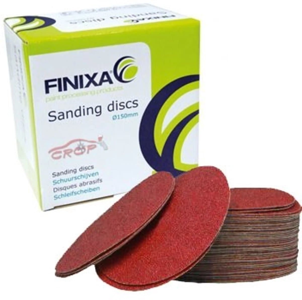 FINIXA SPDS Schuurschijven RED 150mm zonder gaten - P360