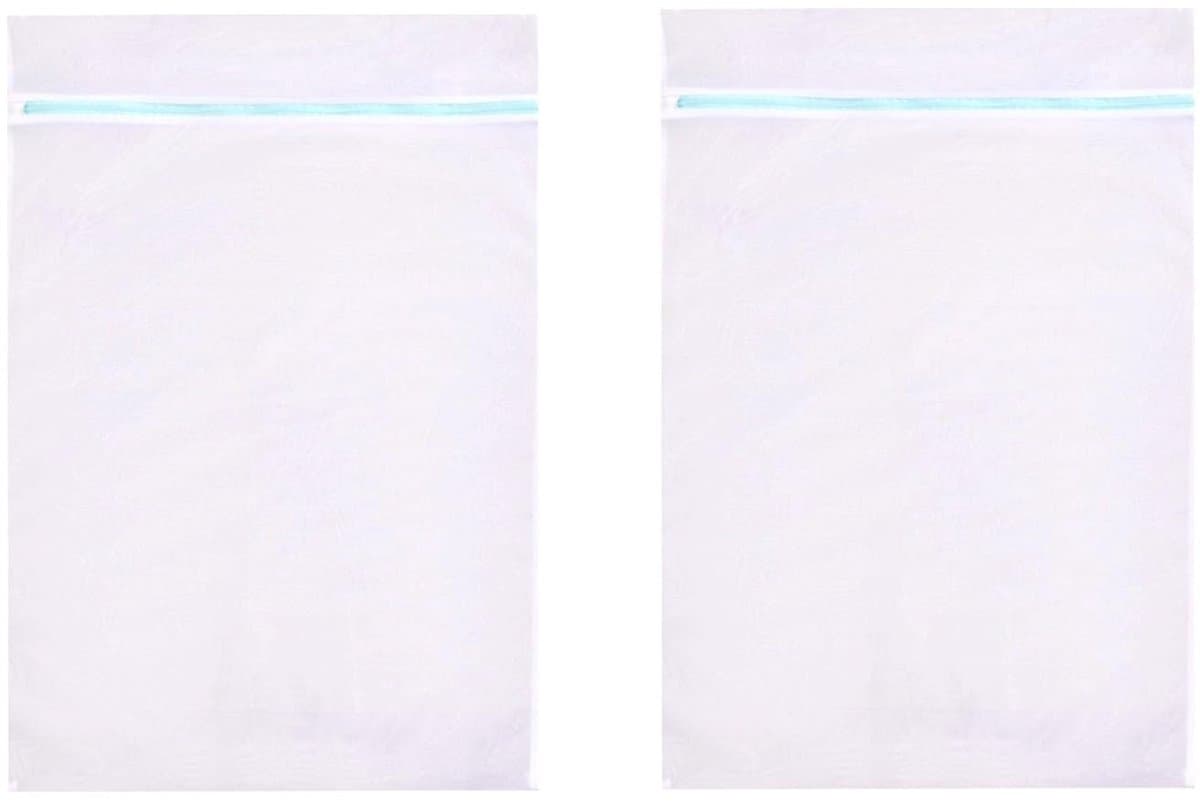 Dailygoody - Grote Mesh Waszak - Wasnetzak met Rits - 60 cm x 80 cm - Voor Kleding en Speelgoed - Ideaal voor Wasmachine en Reizen