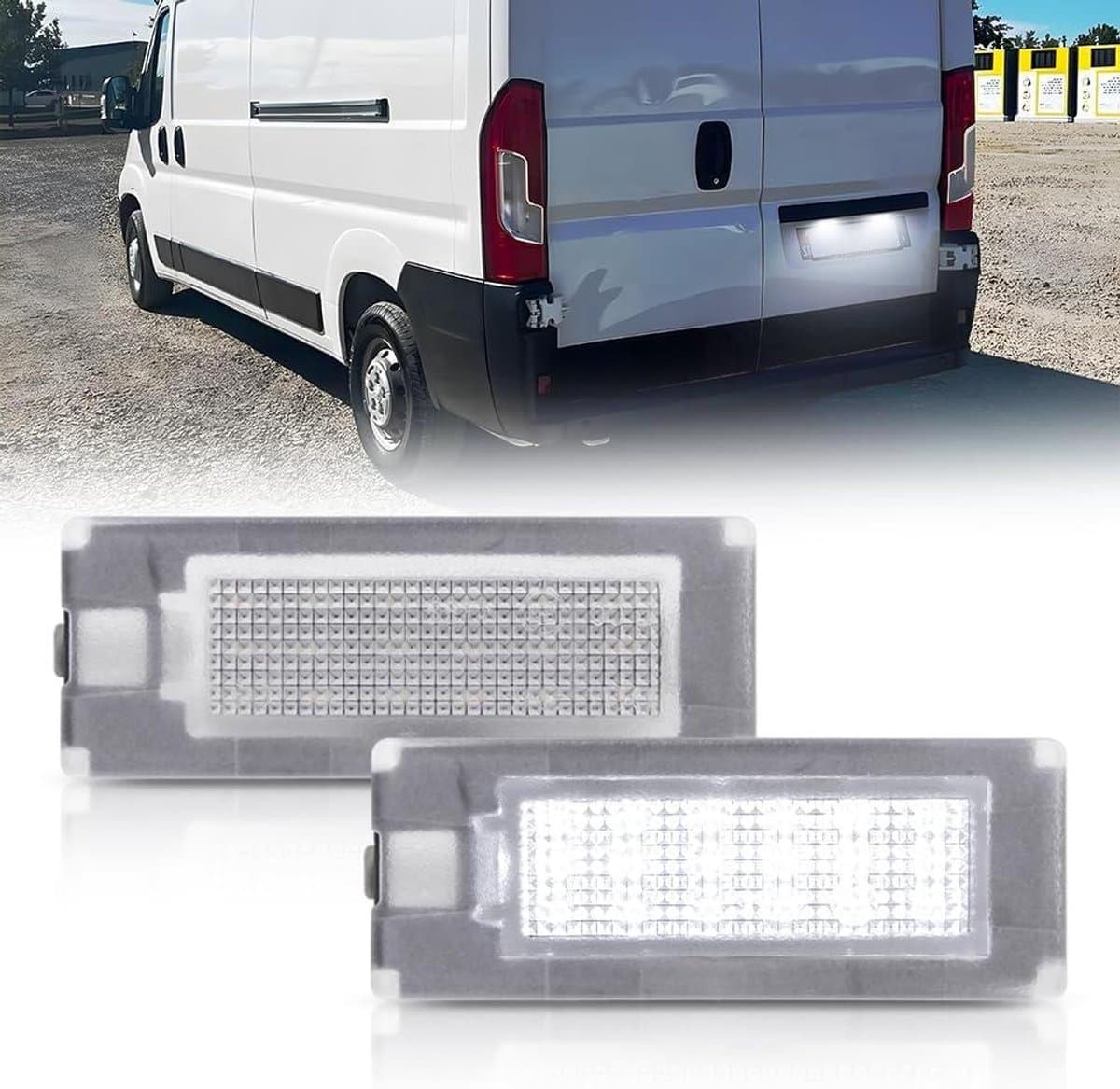 Kentekenverlichting LED - Achterlichten - Auto Verlichten - CANBUS Foutloos - 2 stuks - Wit