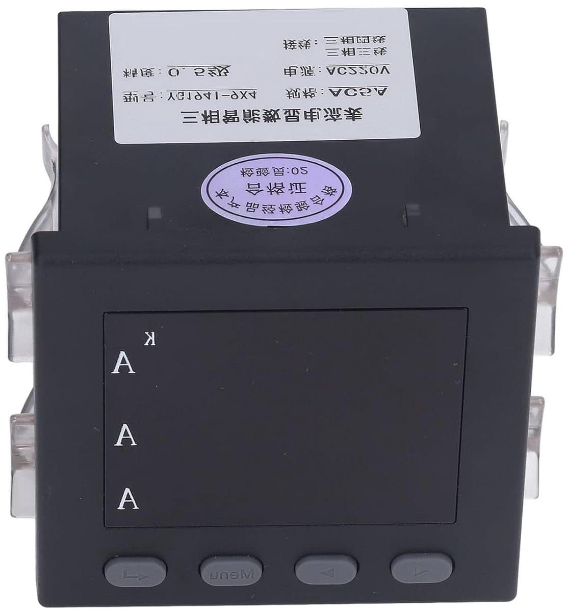 Digitale Stroommeter - Energie Monitor - Industriële Automatisering - 0.5% Hoge Precisie - AC220V - Grijs