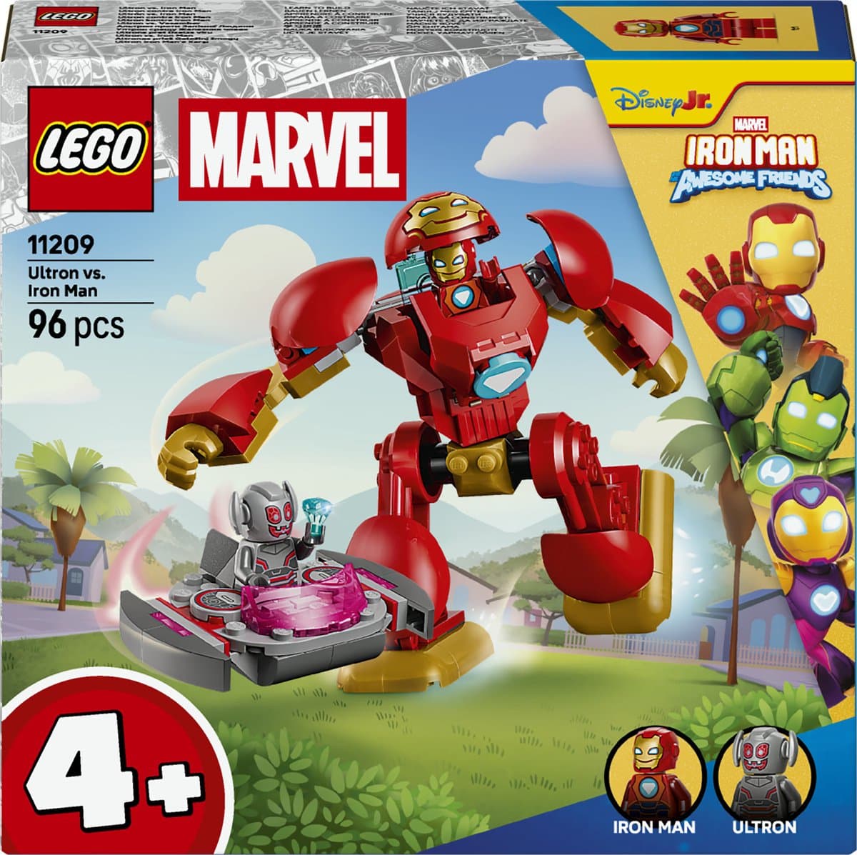 LEGO® ǀ Marvel Iron Man en zijn geweldige vrienden Ultron vs. Iron Man 11209