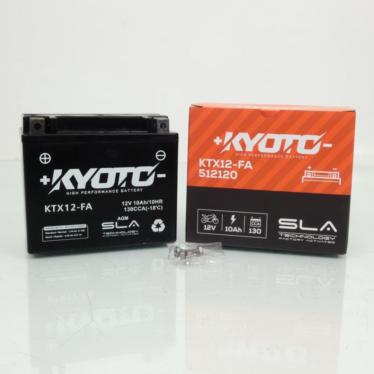 accu sla kyoto voor motorfiets triumph 1200 bonneville t120 2016 tot 2023 ytx12-bs sla / 12v 10ah nieuw