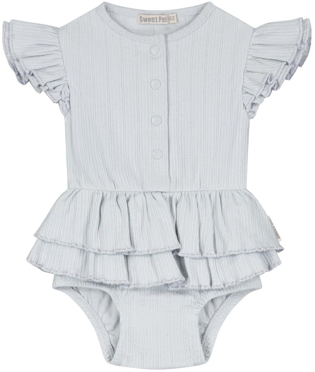 Sweet Petit baby body Pimme - Meisjes - Blauw - Maat 74